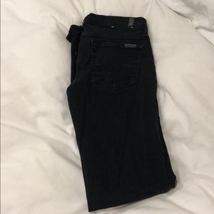 7s black jean pants